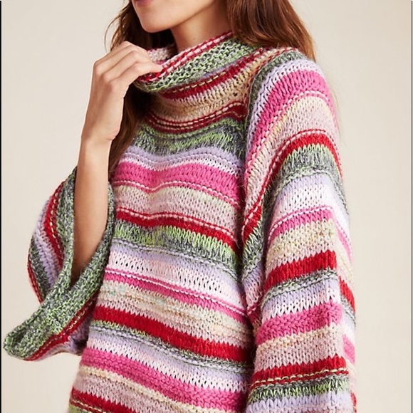 Anthropologie Sweaters - HOST PICK ✨💖 Anthropologie colourful striped knit sweater